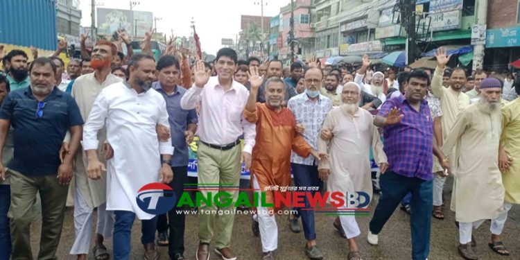 ঘাটাইলে আজাদের নেতৃত্বে বিএনপির বিজয় র‌্যালি অনুষ্ঠিত