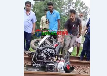 কালিহাতীতে ট্রেনের ধাক্কায় এক মোটরসাইকেল আরোহী নিহত