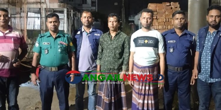 কালিহাতীতে ১০ বছরের সাজাপ্রাপ্ত আসামি দুই ভাই গ্রেপ্তার