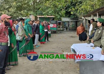 দুর্গাপূজায় কালিহাতীতে আনসার মোতায়েন বাছাই কার্যক্রম অনুষ্ঠিত