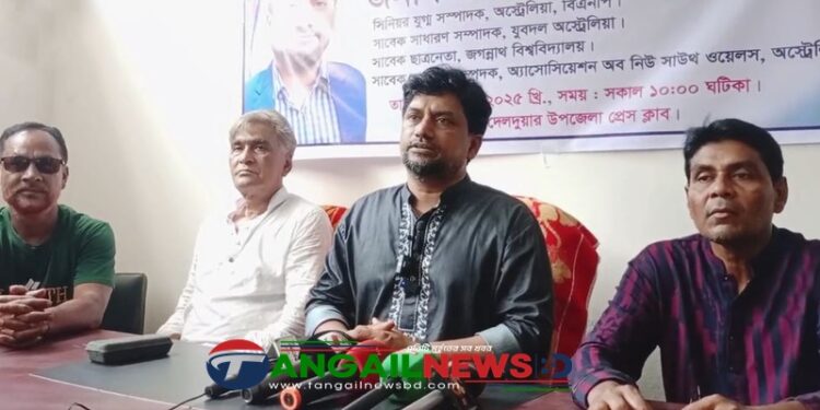 দেলদুয়ারে বিএনপি নেতা মতিন উজ্জলের প্রার্থীতা ঘোষনা