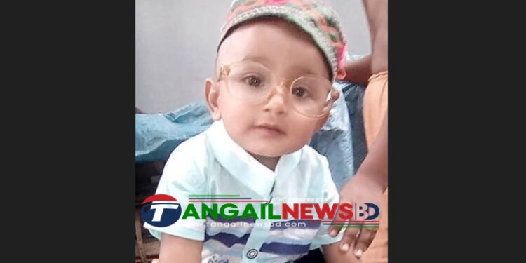 কালিহাতীতে সাফাই নদীতে পড়ে দুই বছরের শিশু আলিফের মৃত্যু
