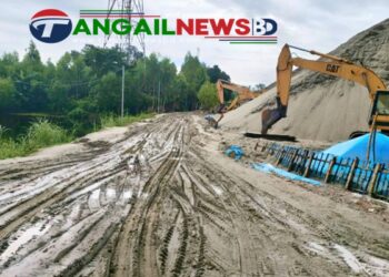 অনুমোদনবিহীন বালু ব্যবসায় কালিহাতীতে চার লাখ টাকা জরিমানা