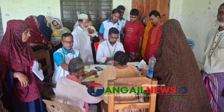 কালিহাতীতে বিনামূল্যে চোখের মেডিকেল ক্যাম্প অনুষ্ঠিত