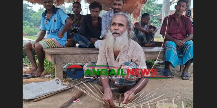 সখীপুরে অন্ধ হয়েও জীবনযুদ্ধে হার না মানা গণি মিয়া
