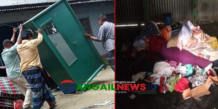 দেলদুয়ারের দেউলীর বাবুপুরে দিনে দুপুরে বাড়িতে ডাকাতির অভিযোগ