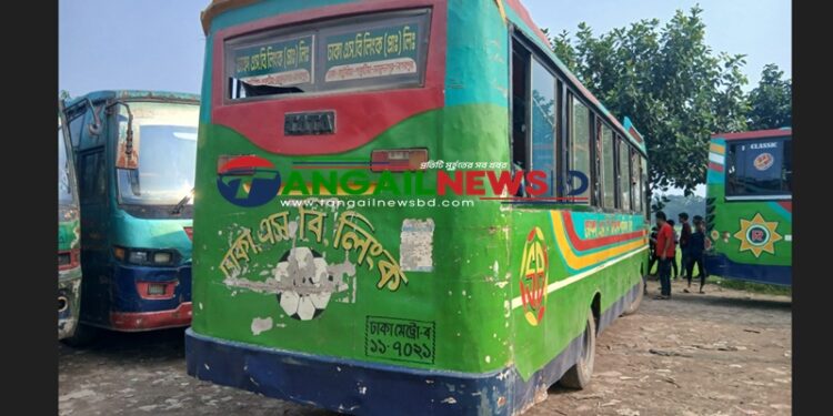 নাগরপুরে বাস চাপায় এক ব্যবসায়ীর মৃত্যু