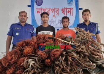 নাগরপুরে ট্রান্সফরমারের সরঞ্জামসহ দুই চোর গ্রেফতার