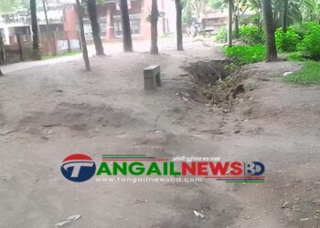 দেলদুয়ারে কাবিখা প্রকল্পের ৪ টন খাদ্য শস্য জলে