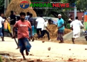 মির্জাপুরে বিএনপি নেতার পোষ্টার ছেড়ার ঘটনায় দুই পক্ষের সংঘর্ষ আহত ৭