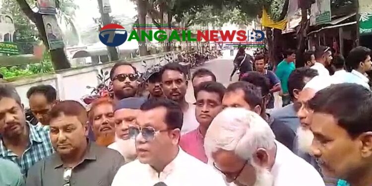 দেলদুয়ারে বিএনপির মনোনয়ন প্রত্যাশি মাইনুল আলমের মতবিনিময়