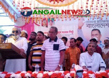 গোপালপুরে যুবদলের প্রতিষ্ঠাবার্ষিকীতে নির্যাতিতদের সম্মাননা প্রদান