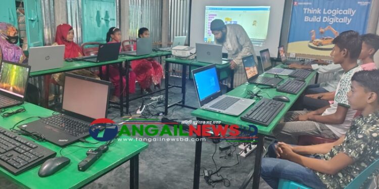 ভূঞাপুরে কোডিং শিখবে যমুনা চরের অবহেলিত শিক্ষার্থীরা