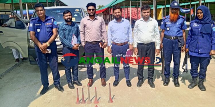 টাঙ্গাইলে শব্দ দূষন নিয়ন্ত্রণে ভ্রাম্যমান আদালত পরিচালিত