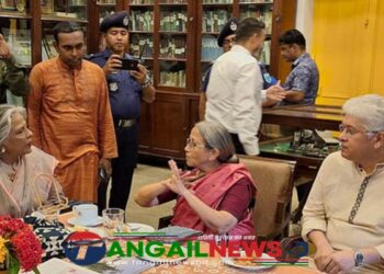 মির্জাপুরে পূজামণ্ডপ পরিদর্শনে তিন উপদেষ্টাসহ বিভিন্ন দেশের রাষ্ট্রদূত