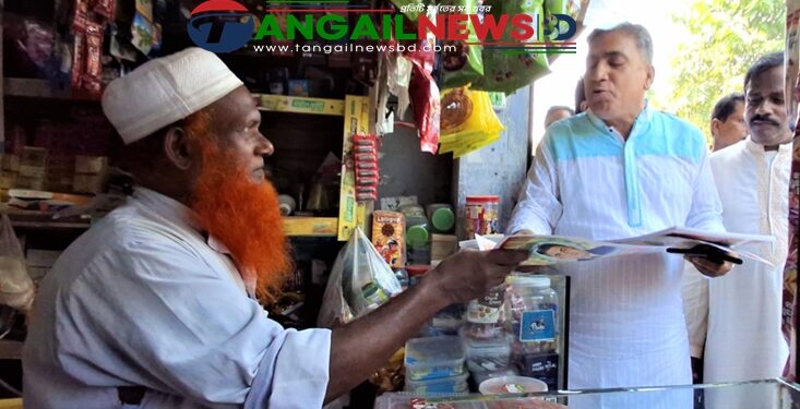 নাগরপুর-দেলদুয়ারে বিএনপির মনোনয়ন প্রত্যাশি স্বপনের মোটরসাইকেল শোডাউন