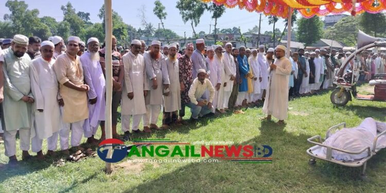 কালিহাতীর হৃদয়ে গভীর শোক, প্রিয় শিক্ষক ফারুকের জানাজা সম্পন্ন