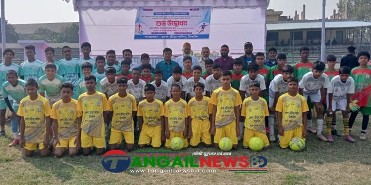 টাঙ্গাইলে কিশোর ফুটবলারদের প্রশিক্ষণের উদ্বোধন
