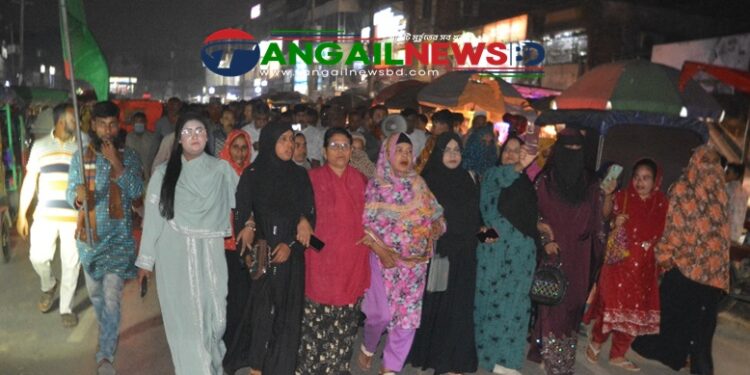 টাঙ্গাইল-১ আসনে মনোনয়ন পরিবর্তনের দাবিতে মিছিল ও সমাবেশ