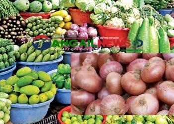 টাঙ্গাইলের বাজারে সবজিতে কিছুটা স্বস্তি ফিরলেও অস্বস্তি বাড়াচ্ছে পেঁয়াজ