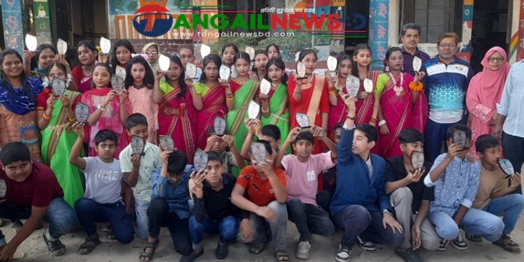 টাঙ্গাইল জাহাঙ্গীর স্মৃতি সেবাশ্রম স্কুলের ৫ম শ্রেনীর শিক্ষার্থীদের বিদায় অনুষ্ঠিত