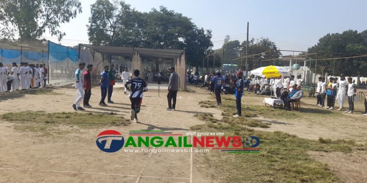 টাঙ্গাইল স্টেডিয়ামে বয়সভিত্তিক ক্রিকেটার বাছাই