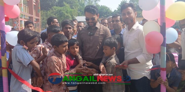 নাগরপুরে প্রাথমিক বিদ্যালয়ে প্লে গ্রাউন্ড উদ্বোধন