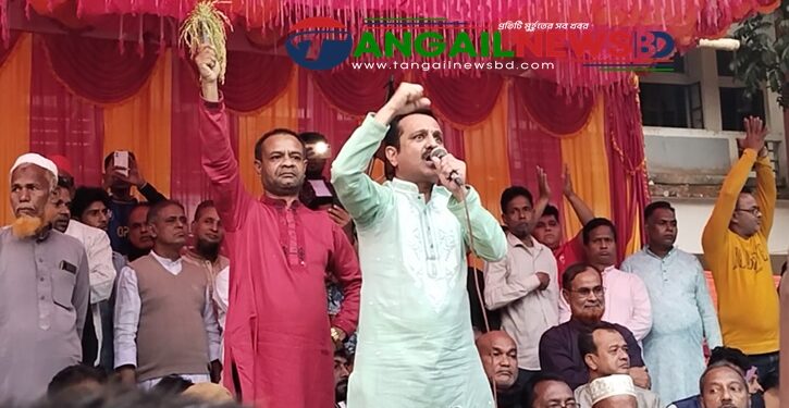 ধানের শীষের পক্ষে জীবন বাজি রাখার ঘোষণা- কালিহাতীতে বেনজির টিটো