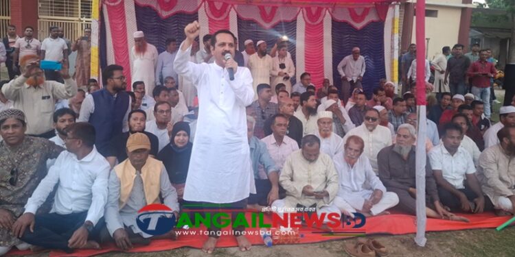 কালিহাতীতে বর্ধিত সভায় টিটোকে বিএনপির মনোনয়ন দেয়ার দাবি
