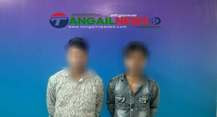 মির্জাপুরে যৌন হয়রানির মামলার পলাতক দুই আসামী গ্রেফতার