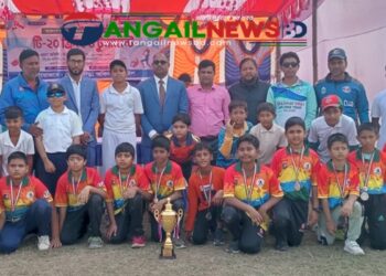 টাঙ্গাইলে কিশোরদের টি-টুয়েন্টি ক্রিকেট টুর্নামেন্ট অনুষ্ঠিত