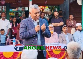 সখীপুরে সালাউদ্দিন আলমগীরের পক্ষে ৭ হাজার পিস শীতবস্ত্র বিতরণ