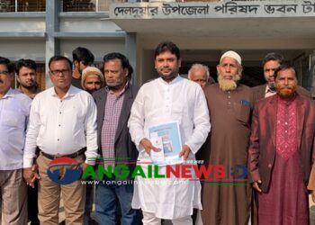 টাঙ্গাইল-৬ আসনে মনোনয়নপত্র সংগ্রহ করলেন জুয়েল সরকার