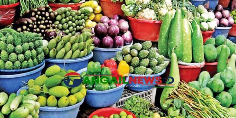 টাঙ্গাইলের বাজারে শীতকালীন সবজির সরবরাহ বাড়লেও কমছে না দাম