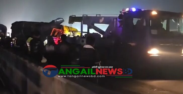 টাঙ্গাইলের কান্দিলায় সড়ক দুর্ঘটনায় দুইজন নিহত ॥ একজন আহত