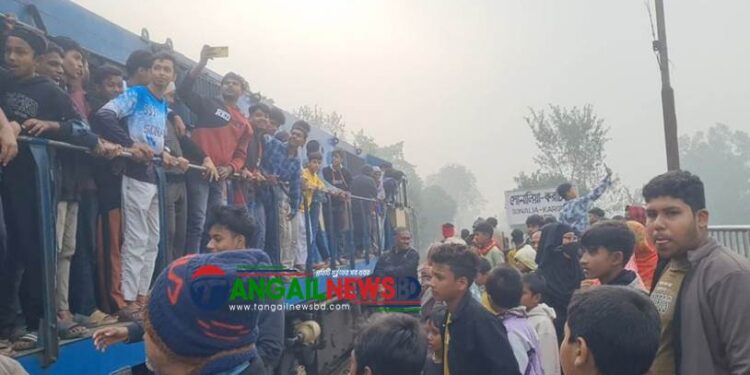 টাঙ্গাইলের সোনালিয়া-করটিয়া রেলস্টেশন উদ্বোধন