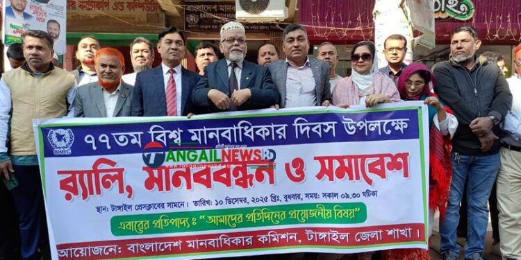 টাঙ্গাইলে বিশ্ব মানবাধিকার দিবস পালিত