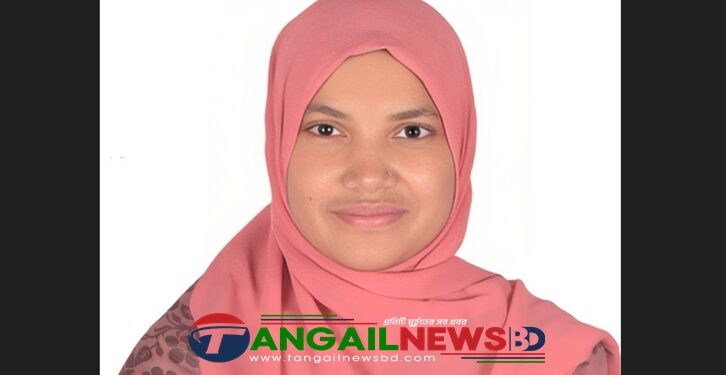 প্রথম নারী এমপি প্রার্থী হিসেবে ঘাটাইলে প্রচারণায় আইনিন নাহার নিপা