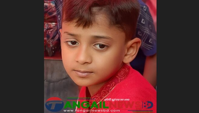 সখীপুরে মায়ের বকুনিতে অভিমান করে শিশু জিহাদের মৃত্যু