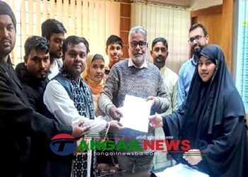 টাঙ্গাইল-৭ আসনে এনসিপি প্রার্থীর মনোনয়ন পত্র সংগ্রহ