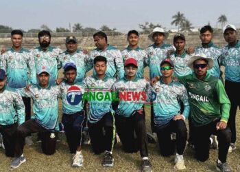 জাতীয় ক্রিকেটে টাঙ্গাইল জেলা (অনুর্দ্ধ-১৮) বিদায়ের পথে