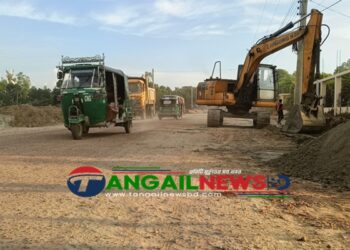 টাঙ্গাইল-আরিচা মহাসড়কে ভূমি অধিগ্রহণ জটিলতায় ৩৫ কিলোমিটারে জনদূর্ভোগ চরমে