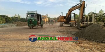 টাঙ্গাইল-আরিচা মহাসড়কে ভূমি অধিগ্রহণ জটিলতায় ৩৫ কিলোমিটারে জনদূর্ভোগ চরমে