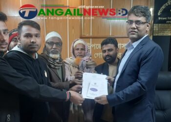 টাঙ্গাইল-২ আসনে শাকিল উজ্জামানের পক্ষে মনোনয়ন ফরম উত্তোলন