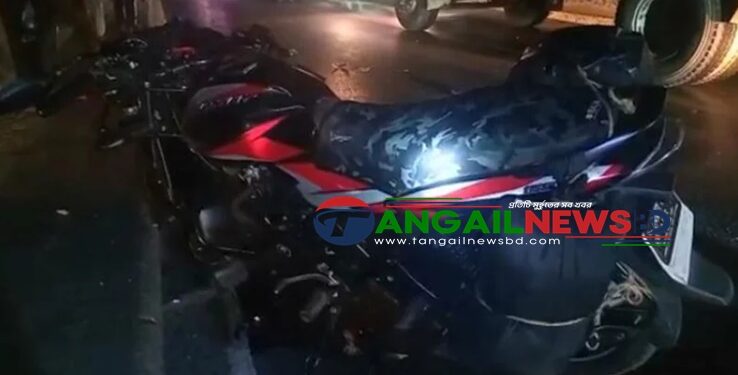 কালিহাতীতে ট্রাকচাপায় মোটরসাইকেল আরোহী নিহত