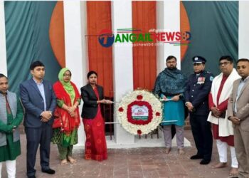 শ্রদ্ধা আর উৎসবের আবেশে কালিহাতীতে বিজয় দিবস উদযাপন