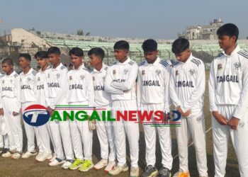 সেমিফাইনালে ময়মনসিংহের কাছে হেরে টাঙ্গাইলের বিদায়