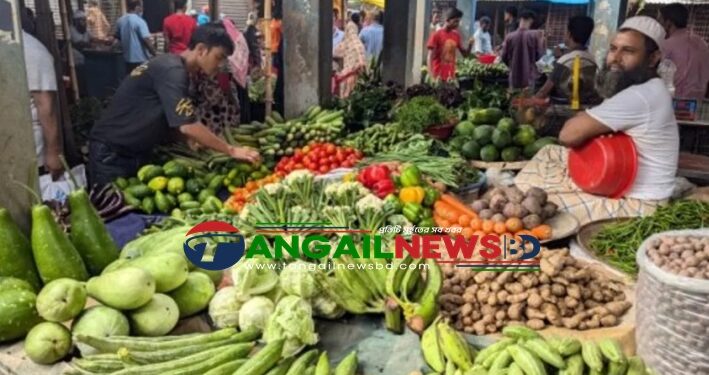 টাঙ্গাইলের বাজারে নিত্যপণ্যের দাম বৃদ্ধির পাঁয়তারা অসাধু ব্যবসায়ীদের