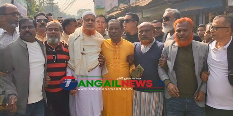 নাগরপুরে ধানের শীষের আনুষ্ঠানিক প্রচারণা শুরু