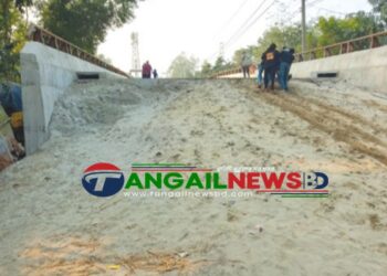 গোপালপুরে ঝিনাই নদীতে ১৭ কোটি টাকা ব্যয়ে নবনির্মিত সেতুটি কাজে আসছে না
